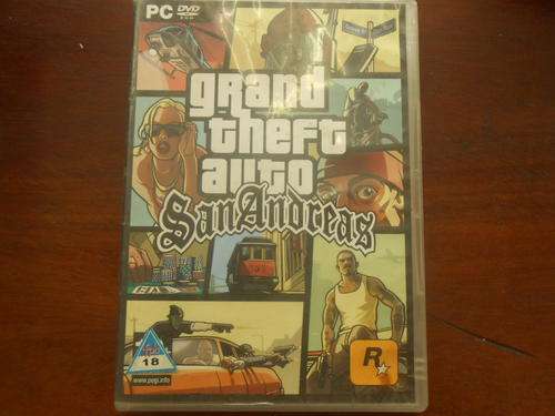 PC Game: Grand Theft Auto, San Andreas (With manual)
